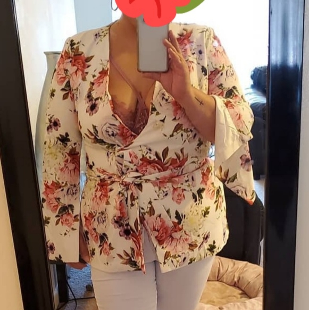 Floral Blazer